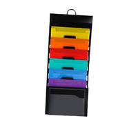 Ailan Hanging Wall File Organizer Large Capacity Multifunctional Allows Efficient Organization of Documents in Home Office Environments Hanging File Organizer Letter A4 Size Home Office