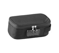 Ailan Heavy Duty Smell Proof Case for Products with Advanced Technology Secure Lock Storage On Outdoor Trips Lock Storage Case for Travel Containers, Black, 21x11x8cm