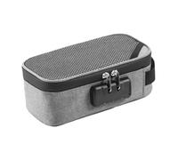 Ailan Heavy Duty Smell Proof Case for Products with Advanced Technology Secure Lock Storage On Outdoor Trips Lock Storage Case for Travel Containers, Gray, 21x11x8cm
