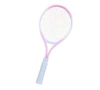 Ailan High Performance Tennis Racket With Comfortable Handle Grip Educational Practice At Back Gardens Recreational Areas Portable Tennis Racquet Training Equipment Tool, Pink White