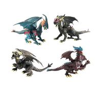Ailan High Simulation Evil Dragon Animal Figure Toys Model Unique Educational Props Gift For Kids Solid Bulid And Finished.Wipe To Clean. Evil Dragon Realistic Animals Lifelike Model
