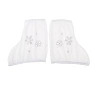 Ailan Ice Skates Shoes Cover Holder Providing Soft Breathable Durable Solution To Ice Skate Boots Scuff Marks Roller Skates Shoes Protector Figure Skating Boot Cover , White , XL