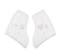 Ailan Ice Skates Shoes Cover Holder Providing Soft Breathable Durable Solution To Ice Skate Boots Scuff Marks Roller Skates Shoes Protector Figure Skating Boot Cover , White , XXL