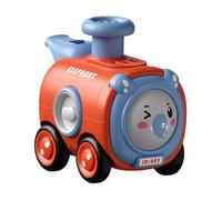 Ailan Infant Play Vehicle Cute Animal Toy Cars Press And Slide Exciting Fun Face Changing Ejection Inertial Car Gift Animal Cars Baby Toys Ejection Inertial Car