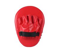 Ailan KickBoxing Glove Curved Punch Mitts Easy To Boxing Pad Various Martial Arts Training Sessions And Must Have For Fitness Exercises. Hand Target Boxing Pad Is Very Suitable, Red, 24.5x18.5x5cm