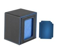 Ailan Kids Children Gathering Card Toy Hobbies Portable Card Deck Case Organizer Offers Large Capacity And Effective For Cards Trading Deck Box Holder Large Cards Case, Blue, 79x70x102mm