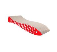 Ailan Kitty Recycle Cardboard Cat Scratcher Double Side Fun Cat Scratching Board Scratch Resistant Healthy Activity Scratching Lounge Bed Comfort Bowl For Cats Kitty