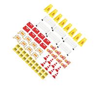 Ailan Light Sound Road Traffic Signs Educational Toy Fun Learning Interactive Playtime Road Sign Kids Teaching Toy Party Birthday Gift Smooth Edge Music Education 3 4 Years Old Learning Toys