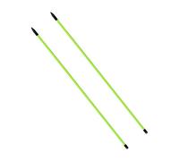 Ailan Master Golf Swing Alignment With White Golf Alignment Rods Tool Practice Sticks Score Ball Striking Drills Training Equipment Directional Sticks, Green, 1243x25mm