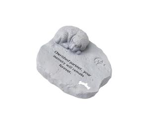 Ailan Memorial Statue Pet Loss Sympathy Remembrance Gifts Reflect On Beloved Pets Unique Outdoor Decoration For Gardens Pet Memorial Gifts Loss Of Gift Gravestone