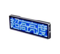 Ailan Mini LED Display With 7 Color LED Optional Change Characters On Computer Multiple Scene Usage HD DIY Electronic Kit, USB-Blue
