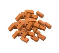 Ailan Miniature Bricks Roof Tiles Crafting And DIY Fun Educational Projects And Miniature Model Building Plant Landscape Wall Bricks Roof Tiles Dollhouse Decor , red , 50 pcs