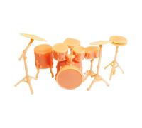 Ailan Miniature Scenes Model Drum Percussion Instrument Dioramas 1/64 Scenario Model Accessories Drum Kit Resin Tiny Architecture Resin Tiny Architecture Train Building Kits
