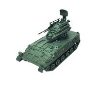 Ailan Miniature Tanks Armoured Reconnaissance Vehicle Collection High Simulation Tank Models For Display DIY Tank Brain Teaser Model Games Jigsaw 1/72 Scale, Green Fort, 10x5x6cm