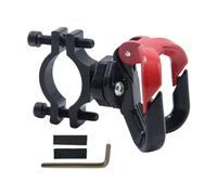 Ailan Motorcycle Hanger Hook Bicycle Bag Hook Double Hooks Adjustable Quick Release Clip Sturdy Construction Double Hooks Supplies Bicycle Heavy Duty Sturdy, Black Red, 5x5.5x6cm