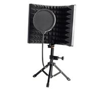 Ailan Noise Filtering Studio Acoustic Reduces Noise Disruptions Created By Surrounding Environments 3 Panel Studio Mic Sound Microphone Adapter Filter Absorbent Foam