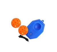 Ailan Pickleball Rebounder Training Tool With 40 Holes Practicing Accuracy And Speed Both Indoors And Outdoors Pickleball Balls Outdoor Sport Trainer, Orange, 21x14x6cm