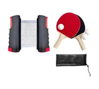 Ailan Pong Paddles Set Indoor Training Equipment Crafted Durable Materials Features Portability For Sports On Go Rackets And Balls With Storage Case Outdoor Sport, Black