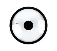 Ailan Pot Lid Silicone Lid Pans Designed To Fit Various Cookware Providing High Sealing Performance To Maintain Food Temperature Universal For Pan Universal For Pots, black, 33cm