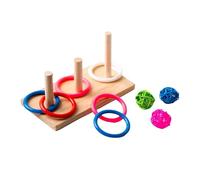 Ailan Premium Bird Toys Playing Toy Enabling To Stay Entertained While Developing Social Skills In Every Interaction Educational Interactive Toy Cockatiels Trick Prop