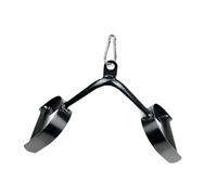 Ailan Press Down Bar Heavy Duty Steel V Shaped Bar Seated Row Handle Boost Strength Training Experience At Home Tricep Press Down With Non Slip Grip Double D Handle Cable Machine Attachment