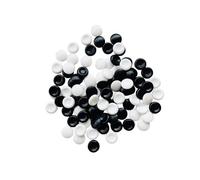 Ailan Reversi Game Go Games Pieces Set 100 Black And White Stones Sized For Easy Handling And Gameplay Environmentally Friendly Is Sturdy And Resistant To Falls.ensuring Comfortable Gaming Experience