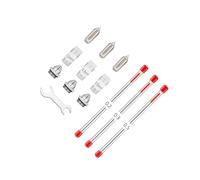 Ailan Robust Airbrush Cleaning Nozzle Tool Set Offers Easy Maintenance And Long Lasting Professional Artists Airbrush Cleaner Spray Cleaning Set Accessory Repair Tool Brush Nozzle, 0.2-0.3-0.5mm