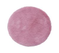 Ailan Round Plush Rug Accessory Dollhouse Kitchen Decoration 112 Scale Miniature Carpet Mat And Decor Scene Desktop Mini Decoration. Dollhouse Kitchen Pretend Party Accessories Toys, Pink, Round