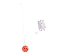 Ailan Single Player Pickleball Trainer Ball Set For Beginners With Durable Plastic Training Aid Tennis Rebounder Included 40 Holes Self Study Ball Outdoor Sports Supplies, orange, 13x18x7cm