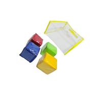 Ailan Soft Infant Early Education Pocket Dice Toy Creative Way Keeping Young Minds Engaged During Playtime With Storage Bag Learning Dice Set 6 Sided Clear Pocket Toy