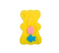 Ailan Soft Sponge Bathing Anti-skid Mat For Comfortable And Skin Friendly Experience Fiber Net Pocket Can Sit And Lie Non-skid, yellow, 4.5cm