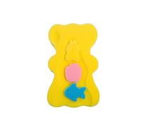 Ailan Soft Sponge Bathing Anti-skid Mat For Comfortable And Skin Friendly Experience Fiber Net Pocket Can Sit And Lie Non-skid, yellow, 5.5cm
