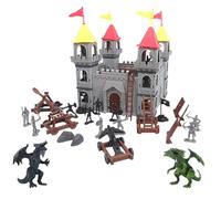 Ailan Soldier And Dragon Toy Set Premium Castle Playset For Imaginative Play Which Is Sturdy And Durable. All Components Have Smooth Are Non-toxic Castle Battle Model Set