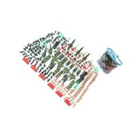 Ailan Soldier Playset 160 Pieces 5cm Soldiers Figures Vehicles Tanks Planes Included Fun Gift Kids Pretend Play Realistic Fun Gift Kids Pretend Play Set Boy Girl