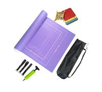 Ailan Sorting Tray Storage Bag With Guiding Lines Premium Jigsaw Puzzles Pad Gift For Puzzle Games Lovers 1 Drawstring Storage Bag Portable Jigsaw Puzzle Mat Roll Up 2000 Pieces, Violet, 1500 pieces