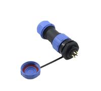 Ailan SP21 2pin 3pin 4pin 5pin Waterproof Plug Socket Designed With IP68 Wiring Solutions For Sustainable Waterproof Circular Aviation Cable Connector IP68 Multipole Panel Plug , 5PIN