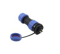 Ailan SP21 2pin 3pin 4pin 5pin Waterproof Plug Socket Designed With IP68 Wiring Solutions For Sustainable Waterproof Circular Aviation Cable Connector IP68 Multipole Panel Plug , 4PIN