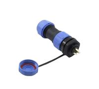 Ailan SP21 2pin 3pin 4pin 5pin Waterproof Plug Socket Designed With IP68 Wiring Solutions For Sustainable Waterproof Circular Aviation Cable Connector IP68 Multipole Panel Plug , 3PIN