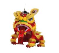 Ailan Symbol of Good Fortune Crafts Hand String Puppet Chinese Marionette Lion Toy Creative Decoration Idea for Festive Settings Handmade Decoration Arts for Women Men Girls Boys
