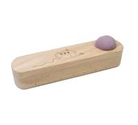 Ailan Tailors Clapper Beech Wood Quilters Pressing Tool Handcrafted Wooden Seam Sewing Flattening Essential For Expert Crafters Handcrafted Wooden Seam Sewing Flattening Tool, 24x5.5x4cm PinHolder