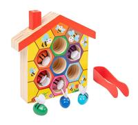 Ailan Toys Clip Small Bees Toy Beehive Game Promoting Early Education With Coordination Skill Development For Kids Color Cognitive Leaning Educational Toys Beehive