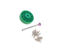 Ailan Watch Repair Tool Hand Setting Methodology Includes Professional Watch Hand Presser With Multiple Size Tips Install Setting Fitting, Green, 5cm
