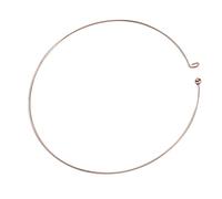 Ailan Wire Collar Hoop Metal Necklace Jewelry Portable Homemade DIY Making Art Finding Replacement Spare Parts Accessories, Rose Gold