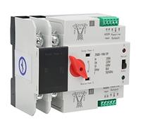 Ailao Dual Power Automatic Transfer Switch, 2P Automatic Transfer Switch Uninterrupted 2 Way Controller Electrical Selector Switches ZGQ5-100/220V