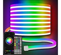 AILBTON 10m Led Neon Rope Lights,Flexible Lights,Control with App/Remote,Multiple Modes,IP65 Outdoor RGB Lights Waterproof,Music Sync Gaming Strip for Bedroom Indoor