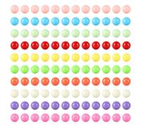 Ailebens 12mm Game Replacement Marbles Balls,120pcs Solid Color Acrylic Balls for Chinese Checkers,Board Game,Rainbow Bead Game,Color Sorting Toy,Marble Games (10 Colors)