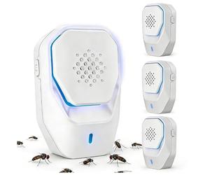 AILEDA 4 Pack Ultrasonic Pest Repeller, Mouse Repellent Indoor Ultrasonic Plug in, Insect Rodent Repellent for House, Pest Defense,Harmless Spider Repellent for Mice, Rat, Cockroach, Bugs, Ant