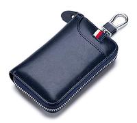 Aileder Key Wallet Leather Unisex Car Key Holder Case Pouch Bag Cover with Card Slots Cash Pocket Keychain Keyring