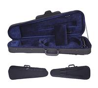 Aileen CSV102 Basic Professional Triangular Lightweight Suspension Carry Violin Hard Case - 4/4 Full Size Black