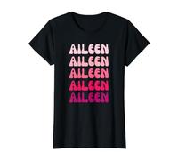 Aileen First Name Minimalist Design Value Graphic T-Shirt, Women, Black, S
